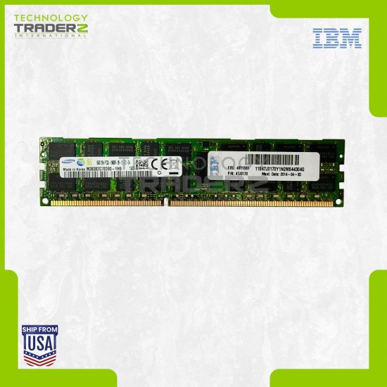 49Y1565 IBM 16GB PC3L-10600 DDR3-1333MHz ECC Dual Rank Memory M393B2G70DB0-YH9