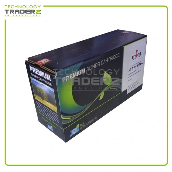 500-Q6001A CYAN Toner Cartridge Compatible for HP 1600 2600n 2605dn Q6001A