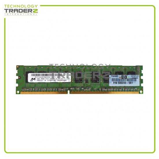 500209-561 HP 2GB PC3-10600 DDR3-1333MHz DIMM Dual Rank Memory Module * Pulled *