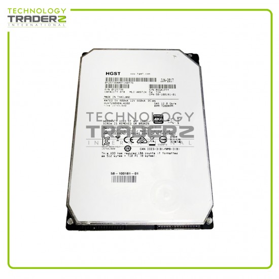 58-100181-01 Cisco 8TB 7.2K SAS 12Gbps 128MB 3.5" Hard Drive HUH728080AL4200