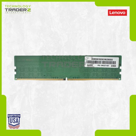 5M30Z71687 Lenovo 16GB PC5-38400 DDR5-4800MHz Non-ECC UDIMM Single Rank Memory