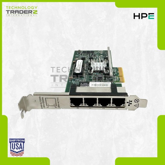 **647594-B21 HP 331T 1Gbps 4-Port PCI-E Network Adapter 649871-001 647592-001**
