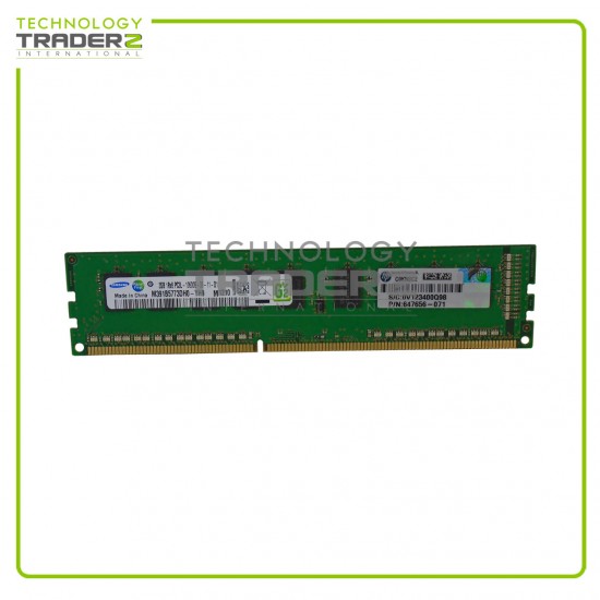 LOT OF 6 647905-B21 HP 2GB PC3-10600 DDR3-1333MHz ECC Unbuffered 1Rx4 Memory