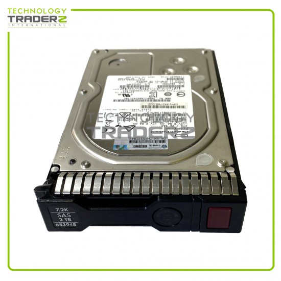 652757-B21 HP 2TB 7.2K SAS 6Gbps 3.5" SC Hard Drive 695507-002 698695-001