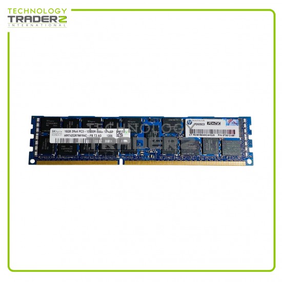 672631-B21 HP 16GB PC3-12800 DDR3-1600MHz ECC REG DIMM Dual Rank Memory Module