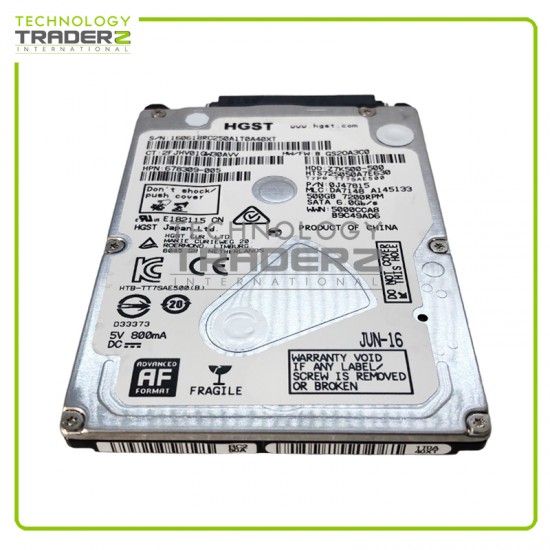 678309-005 HP 500GB 7.2K SATA 6Gbps 32MB 2.5” HDD HTS725050A7E630 Z7K500-500