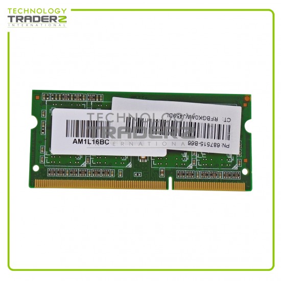 LOT OF 2 687515-B66 HP 4GB PC3L-12800S DDR3-1600MHz Non-ECC Memory AM1L16BC4R1