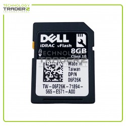 6F26K Dell PowerEdge R430 R630 R730 8GB iDRAC vFlash SD Card 06F26K