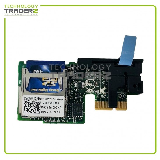 6YFN5 Dell PowerEdge R620 R720 Internal Dual SD Module 06YFN5 W/ 1x 583039-001