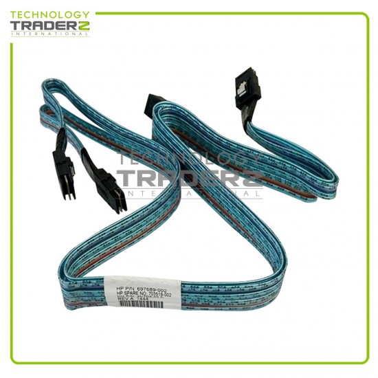 703519-002 HP ProLiant DL380 G8 Mini SAS 33" STR To STR Bypass Cable 697689-002