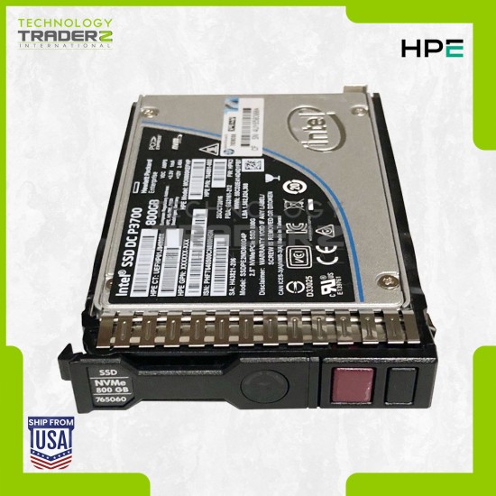 736939-B21 HPE 800GB MLC PCI-E 3.0 x4 NVMe 2.5” SSD 764891-002 765060-001 *NEW*