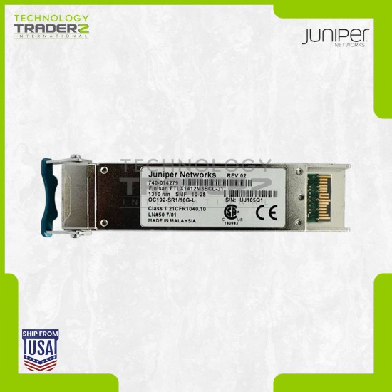 740-014279 Juniper 10GBase 1310nm SMF 10Km Transceiver FTLX1412M3BCL-J1