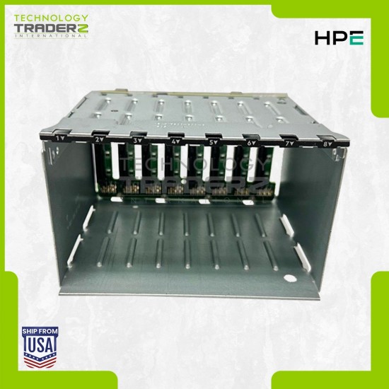 766957-001 HP DL380 G9 8-Bay SFF HDD Backplane 871388-001 832305-002 W/ Cage