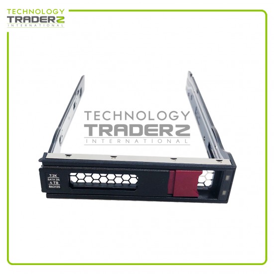 774026-001 HP 4TB 7.2K SATA 3.5” Hard Drive Tray Only 862133-001 **Pulled**