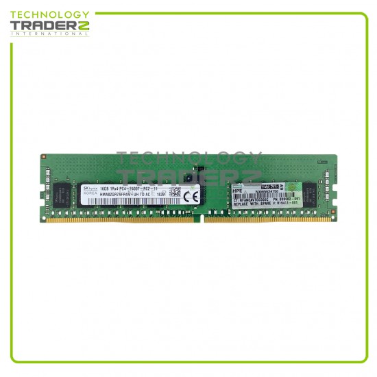 805349-B21 HP 16GB PC4-19200 DDR4-2400MHz ECC 1Rx4 Memory 809082-091 819411-001