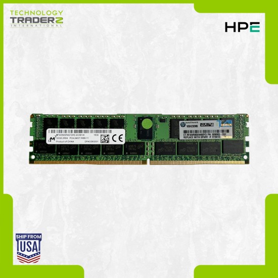 805351-B21 HPE 32GB PC4-19200 DDR4-2400MHz ECC Reg 2Rx4 Memory 819412-001