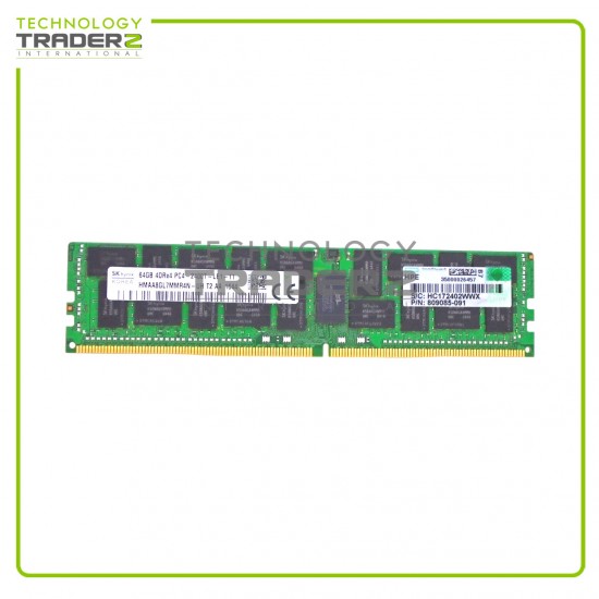 805358-B21 HPE 64GB 4Rx4 PC4-2400T DDR4-2400 LRDIMM Memory Kit 809085-091