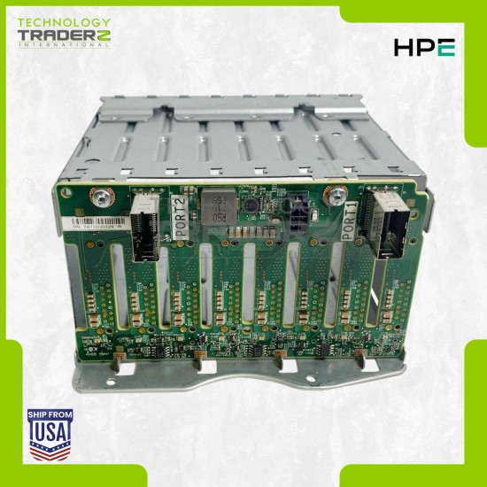 832305-001 HP DL380 Gen9 SAS/SATA 8x SFF Backplane Board 777279-001 W/ 1x Cage