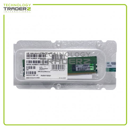 F/S 835955-B21 HPE 16GB PC4-21300 DDR4-2666MHz REG 2Rx8 Smart Memory 840756-091