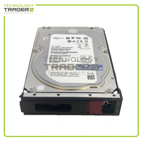 846783-B21 HP 4TB 7.2K SATA 6Gbps 3.5" HDD 695507-004 797455-003 W- Blank Tray