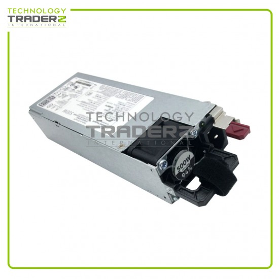 ** 865408-B21 HPE 500W Flex Slot Platinum Low Halogen Power Supply 866729-001 **