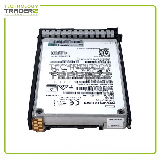 873359-B21 HPE 400GB SAS 12Gb MU 2.5 SC SSD 868650-001 873370-002 W-Blank Tray