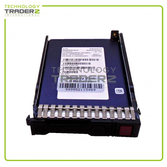 875509-B21 HP 480GB SATA 6G RI 2.5" SSD 870667-002 875655-001 W/ Tray