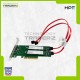 878873-B21 HPE SATA M.2 DUAL SSD PCI-E Expansion Card 759238-001 W/ 2x Cable