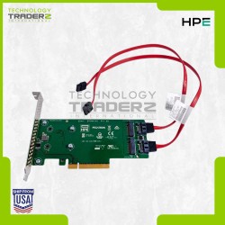 878873-B21 HPE SATA M.2 DUAL SSD PCI-E Expansion Card 759238-001 W/ 2x Cable