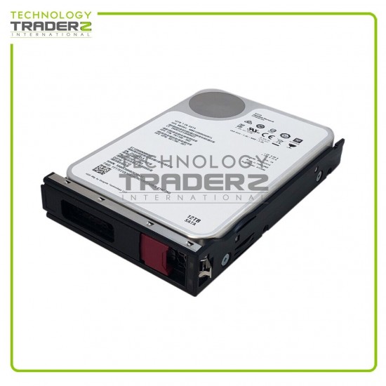 0-Hours 881785-B21 HPE 12TB 7.2K SATA SC 512e 6Gbps 3.5" HDD P01108-002 W-Tray