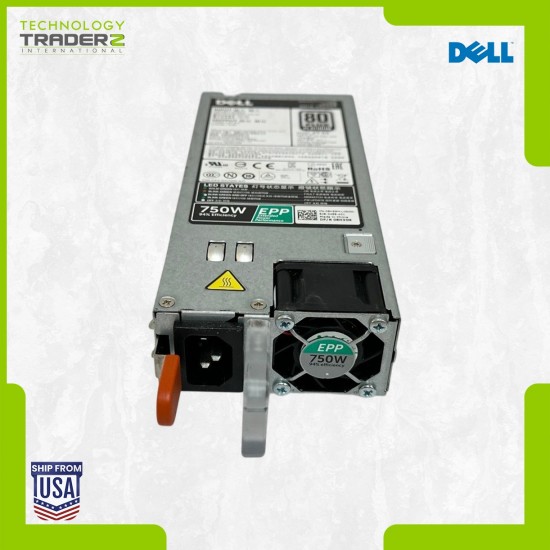 LOT OF 2 8H33M Dell PowerEdge 750W 80 Plus Platinum Hot-Pluggable Power Supply