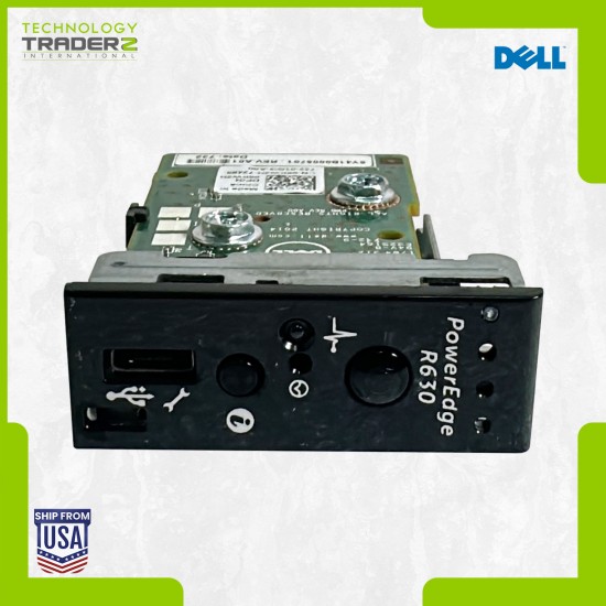 8KW2H Dell PowerEdge R630 Multi Bay Chassis Control Panel Module 08KW2H 02RW06