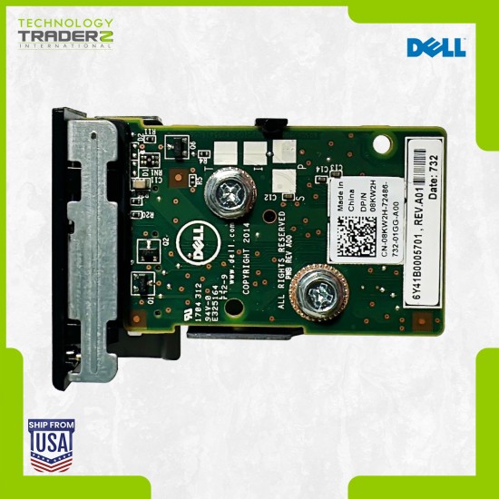 8KW2H Dell PowerEdge R630 Multi Bay Chassis Control Panel Module 08KW2H 02RW06