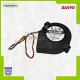 LOT OF 2 9BAM12P2G03 Sanyo San 12V 1.85A Blower Fan Assembly W/ Cable