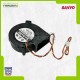 LOT OF 2 9BAM12P2G03 Sanyo San 12V 1.85A Blower Fan Assembly W/ Cable