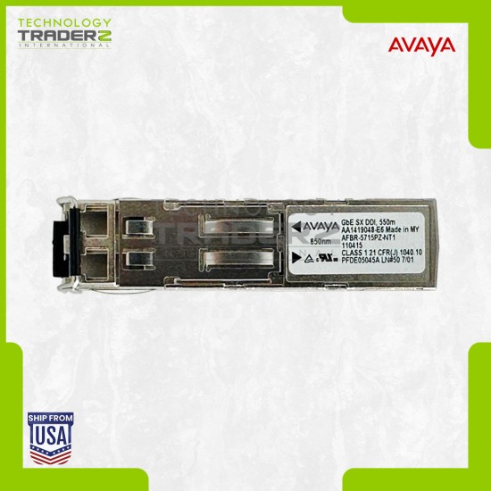 LOT OF 2 AA1419048-E6 Avaya 1Gbps 1000Base-SX Multi-mode SFP Transceiver Module