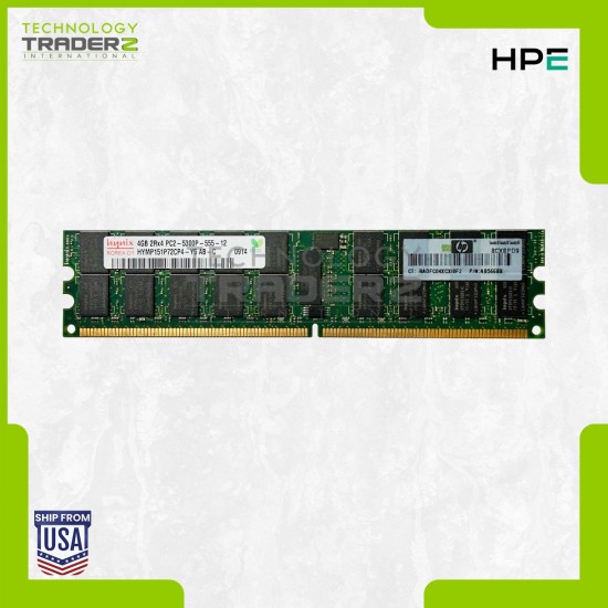 AB566BX HP 4GB PC2-5300 DDR2-667MHz ECC REG Dual Rank Memory HYMP151P72CP4-Y5