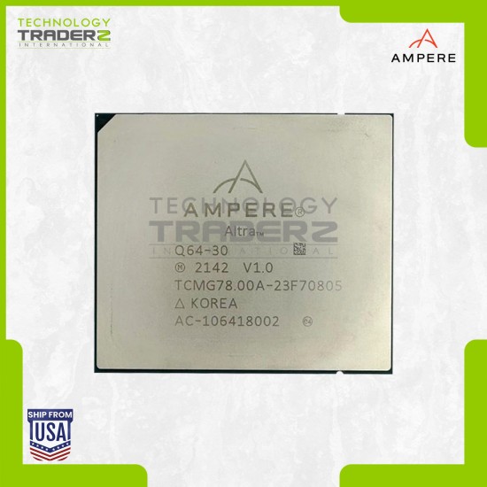 AC-106418002 Ampere Altra Q64-30 64 Core 3.00GHz 32MB 180W Processor **Pulled**