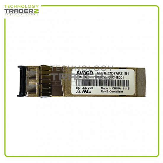 LOT OF 10 AFBR-57D7APZ-IB1 Avago 8Gbps FC 150m 850nm SFP+ Optical Transceiver