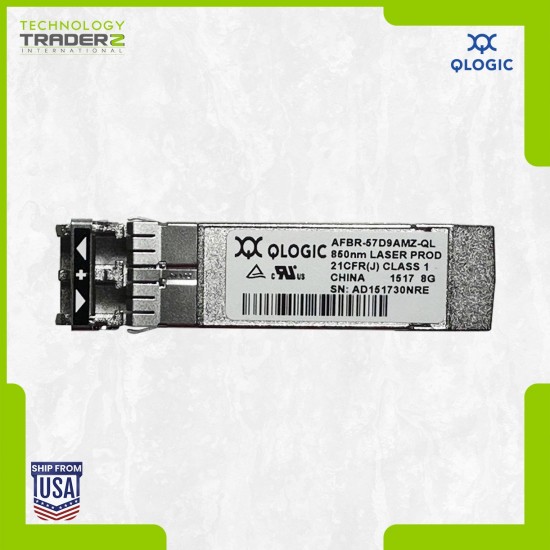 LOT OF 5 AFBR-57D9AMZ-QL QLOGIC 8GB Shortwave 850nm SFP Optical Transceiver