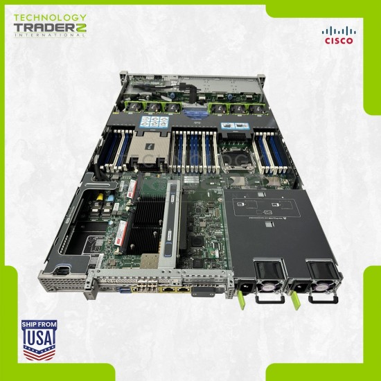 Cisco 5520 8x SFF CTO Wireless Controller AIR-CT5520-K9 V01 W/ 2x 341-0591-04