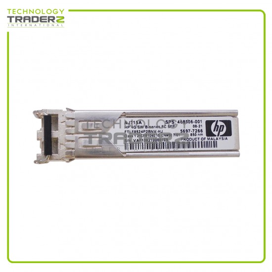 LOT OF 6 AJ715A HP B-Series 4Gbps Multi-mode Duplex LC Connector SFP Transceiver