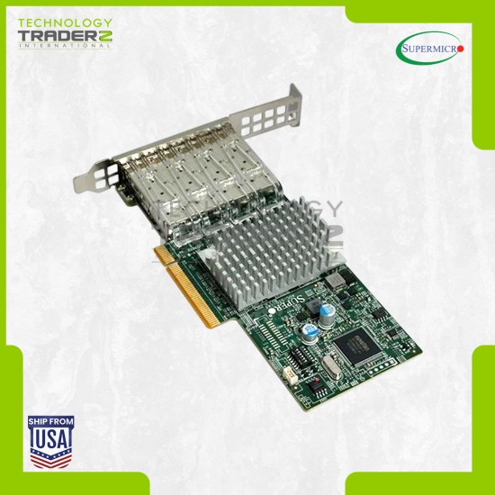 AOC-STG-I4S SuperMicro 4-Ports SFP+ 10G PCI Gigabit Network Card W/ Long Bracket