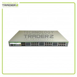 Allied Telesis 24-Port Quad SFP Ethernet Network Switch AT-9924TL-EMC2 W-O Ear