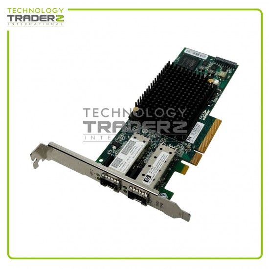 AW520A HP StorageWorks CN1000E 10GbE Dual-Port FC HBA 595325-001 W/ Long Bracket