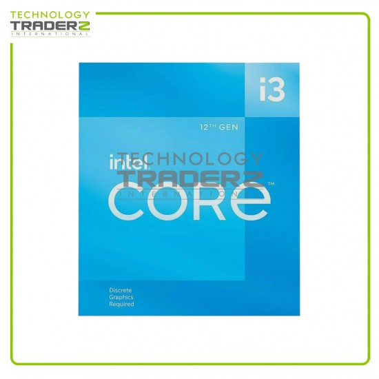 ** BX8071512100F Intel Core i3-12100F Quad-Core 3.30GHz 12MB 58W Processor**