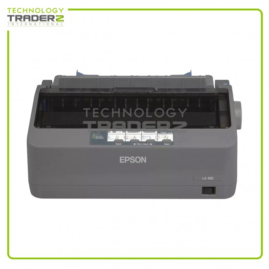 *** C11CC24001 Epson LX-350 9-Pin Black Monochrome High Speed Dot Matrix Printer