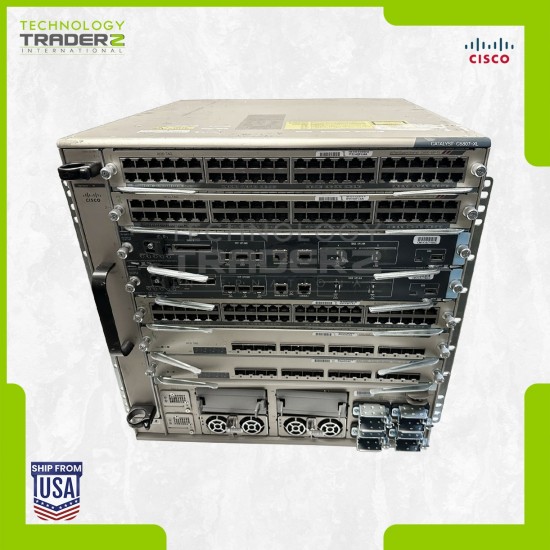 C6807-XL-S2T-BUN Cisco Catalyst C6807-XL 7 Slot Supervisor Engine W/ 2x PWS