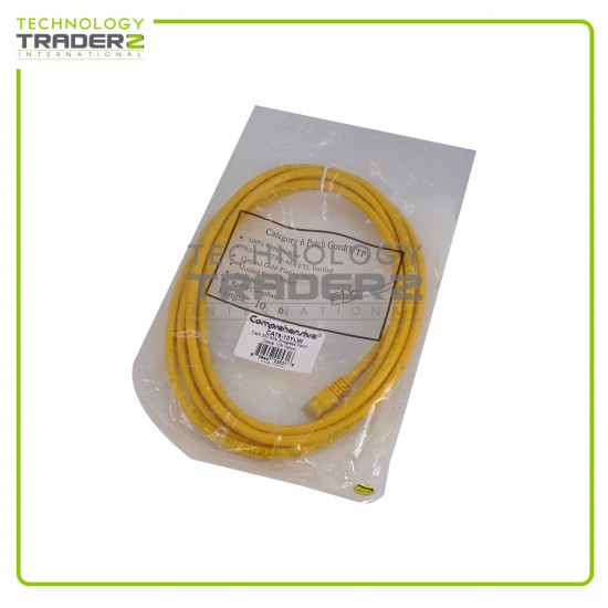 CAT6-10YLW Comprehensive 3m Cat6 550MHz Snagless Patch Cable Yellow *new Bulk*