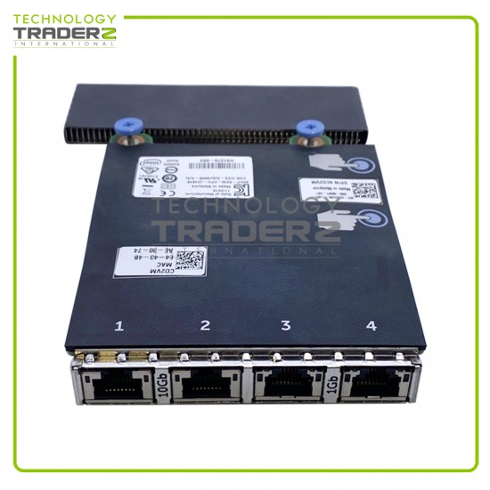 CD2VM Dell Intel X550 4 Port 2x 10GB SFP 2x 1GB RJ-45 Daughter Card 0CD2VM